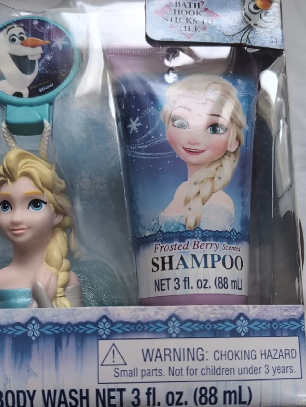 Disney Frozen Kids Bath Set Frosted Berry Scented Shampoo & Body Wash